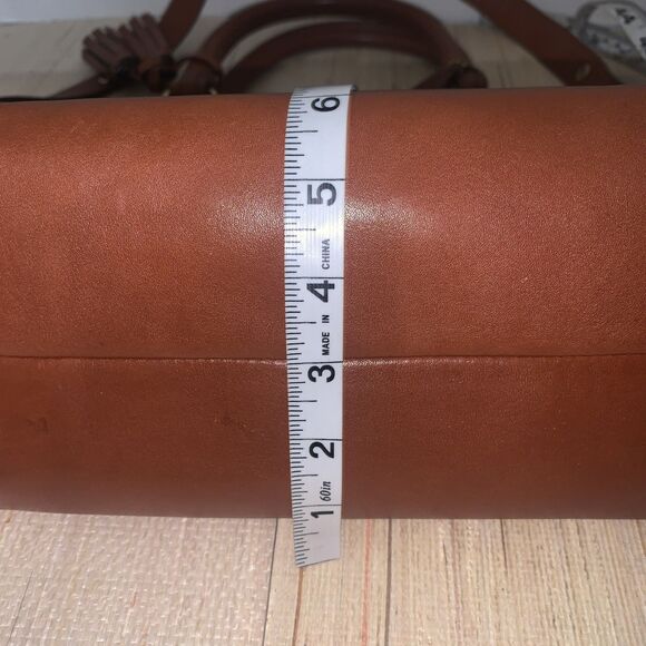 Coach Legacy Molly Brown Leather Shoulder Double Handbag 21132 Tassel Classic - Picture 15 of 16